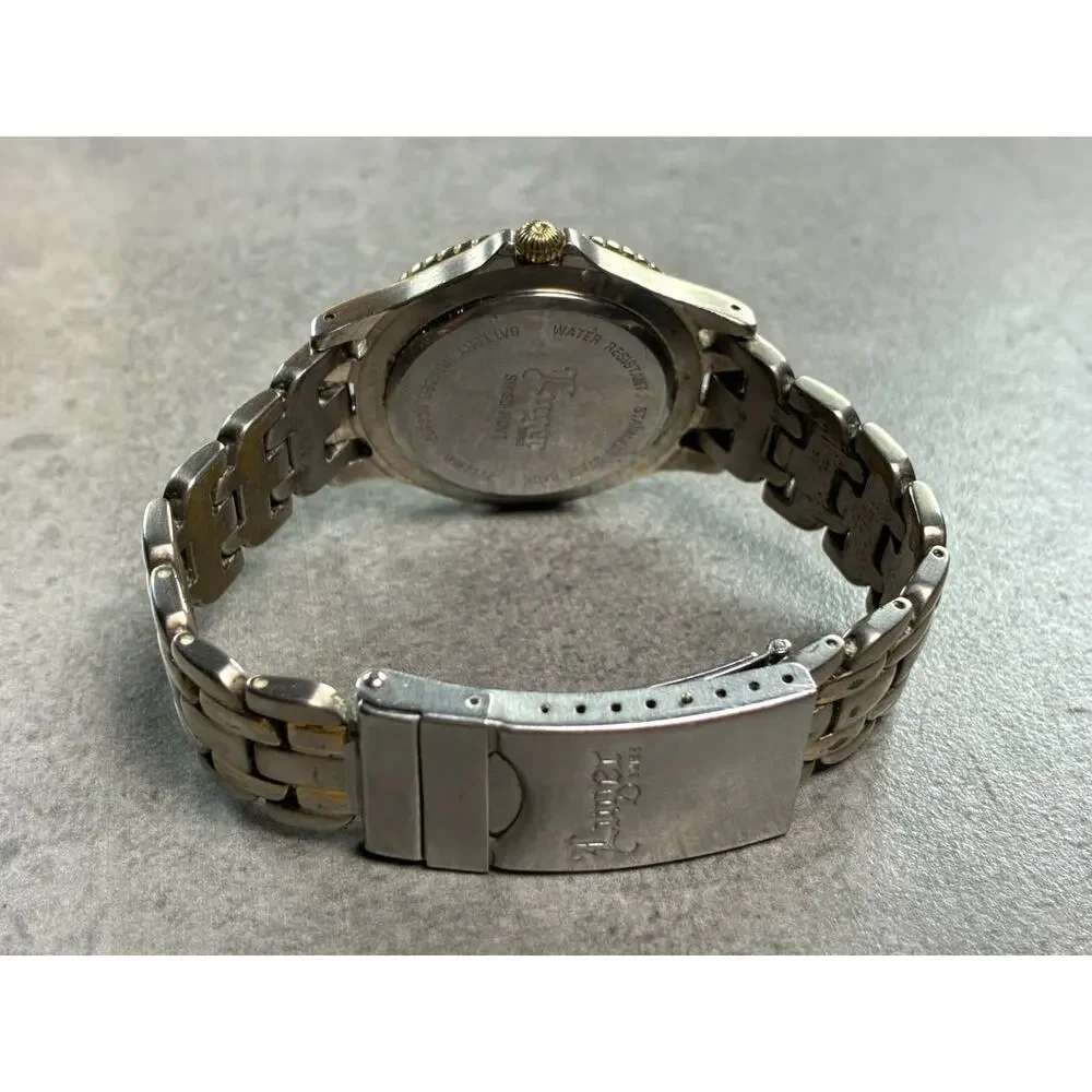 Luger Swiss Quartz Vintage Waste Management Watch WM2152 39mm Date Working